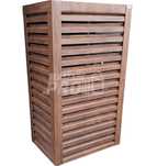 Osłona pompy ciepła 70x40x190 cm ciemny orzech GP316