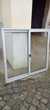 4 janelas de correr em aluminio 120×108 cm
