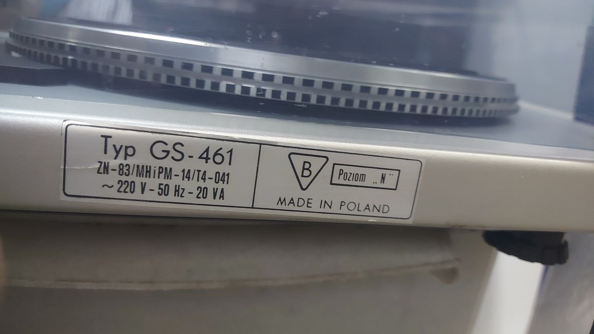 Gramofon GS 461 Fonica