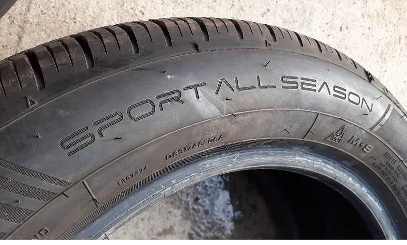 205/55/16--DUNLOP---2023r--bieznik--7-8mm---opony--WIELOSEZONOWE--NOWE