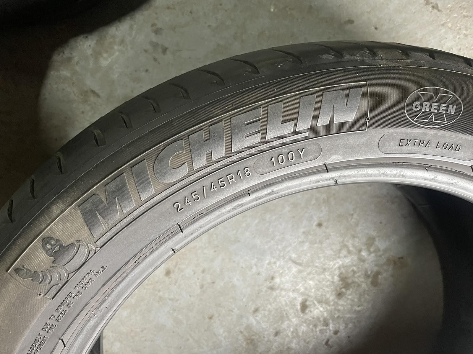 245 45 R18 Michelin Primacy 3 літо комплект гуми