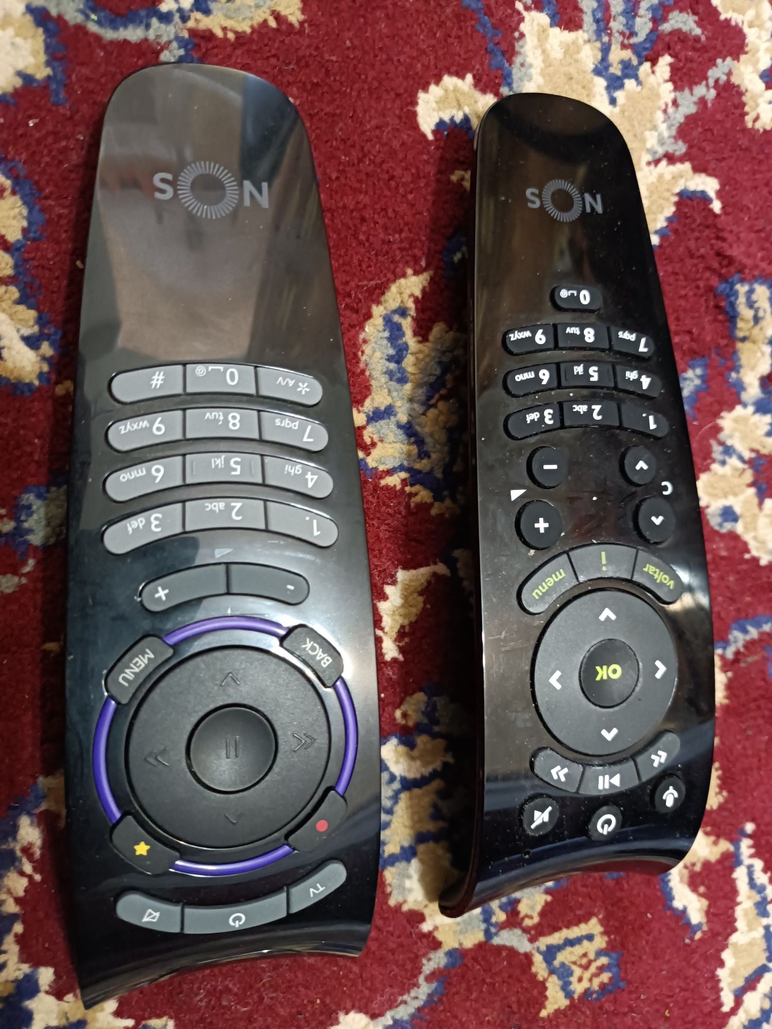 Comandos e box do NOS