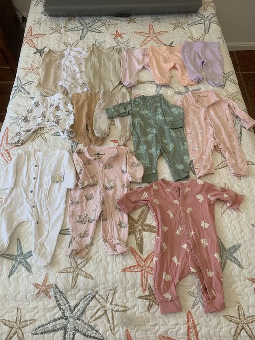Roupa Recém Nascido 0 Mês - 14 peças