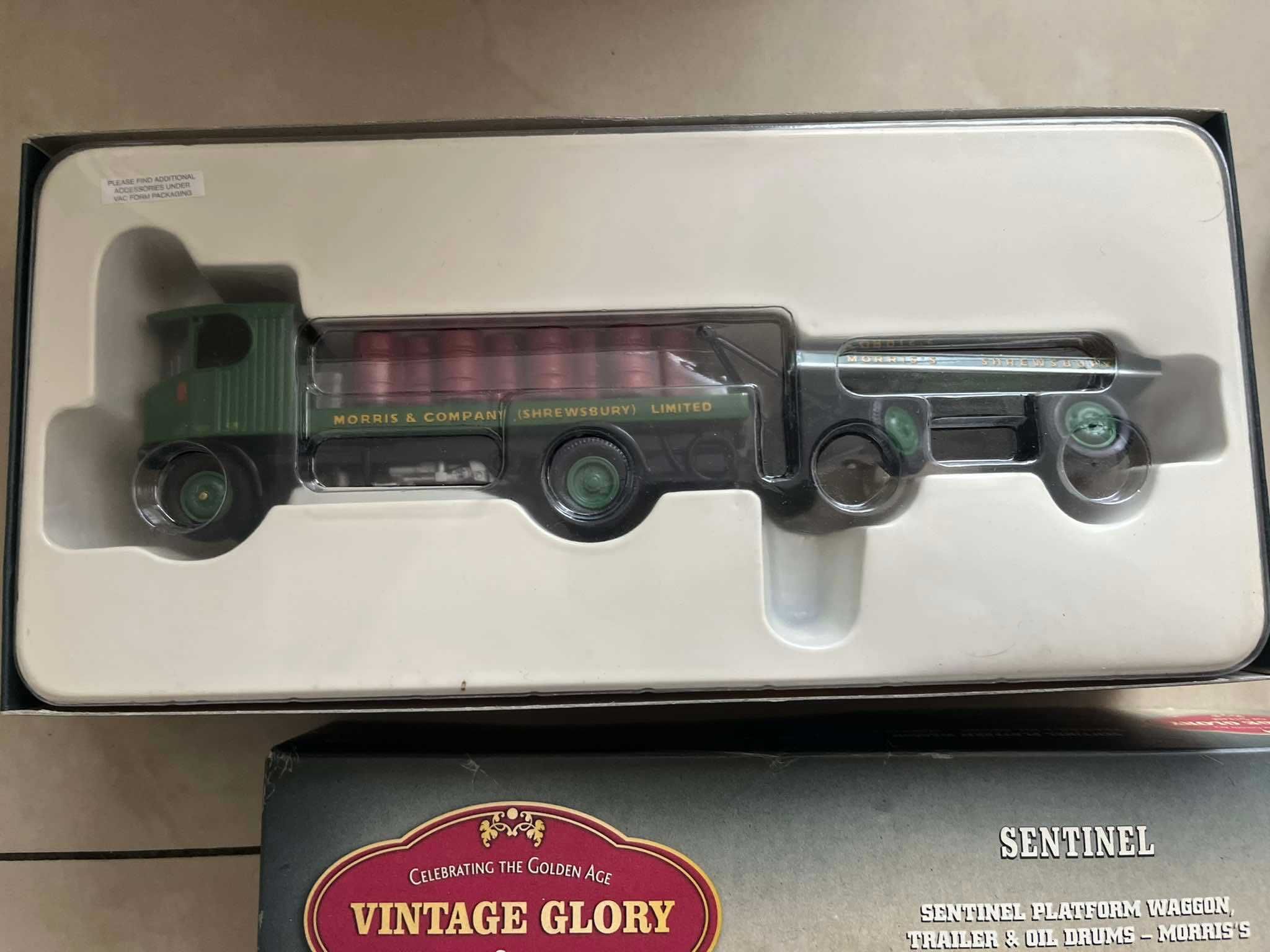 Auto model Corgi Sentinel Platform Waggon Morris Vintage 1:50