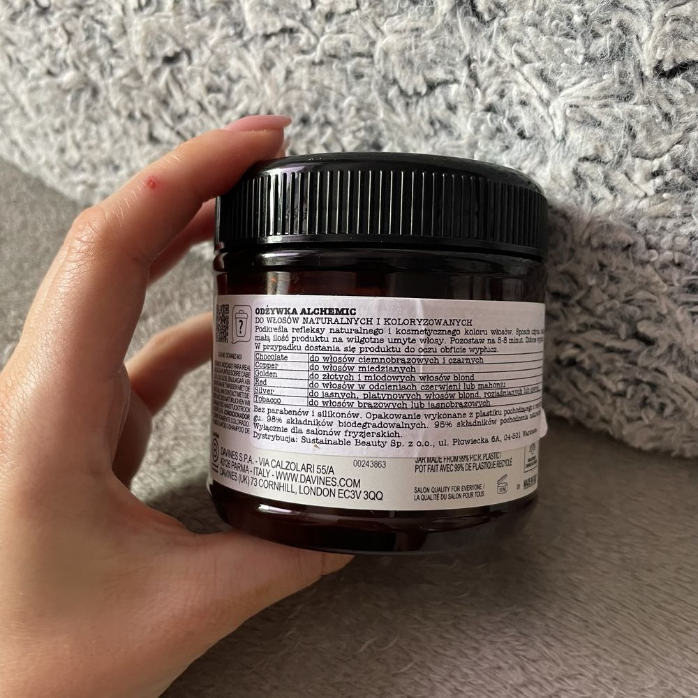 Davines maska koloryzujaca alchemic chocolate 250 ml