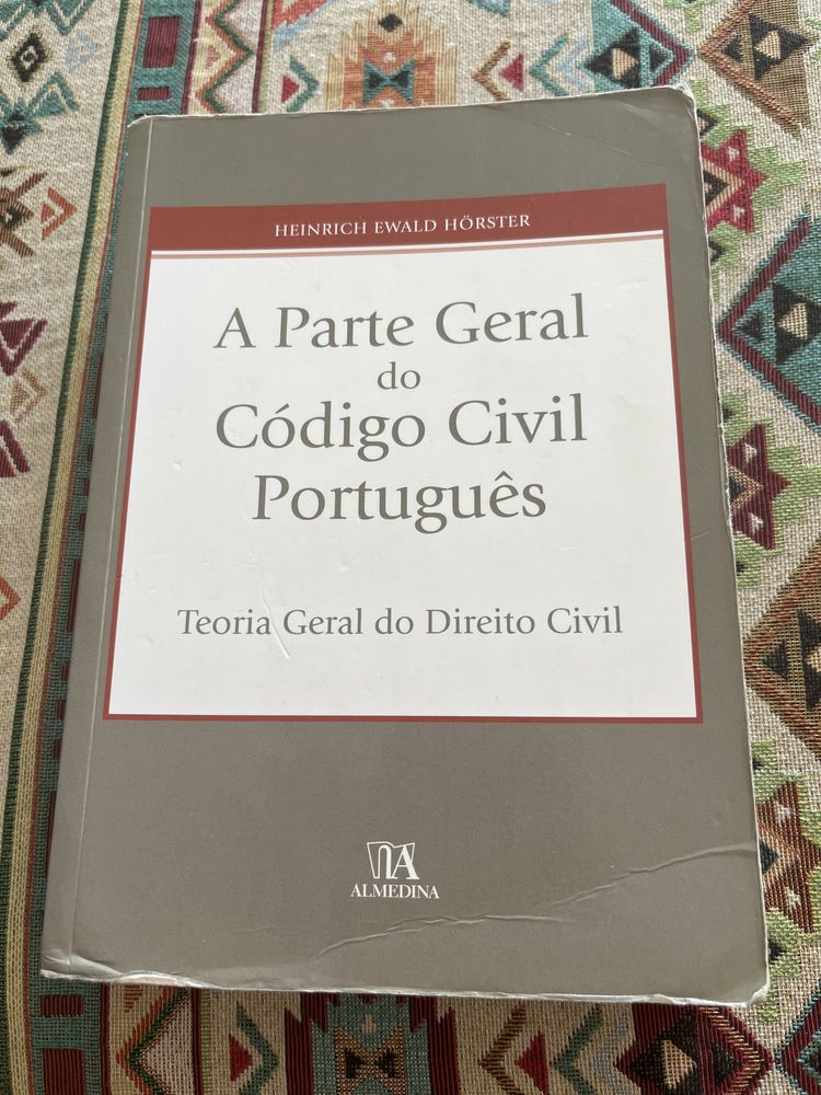 A parte geral do código civil português - teoria geral do dto civil