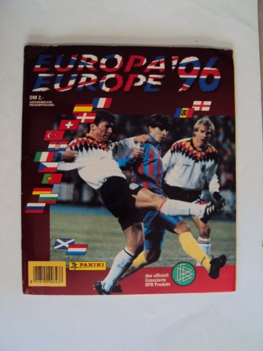 Caderneta EURO 96 - Panini (edição alemã)