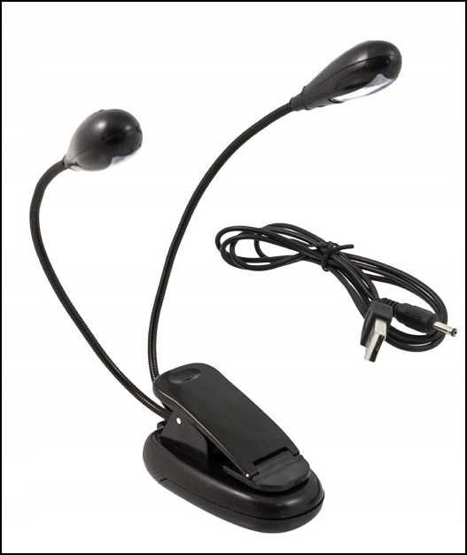 Lampka led do czytania nut