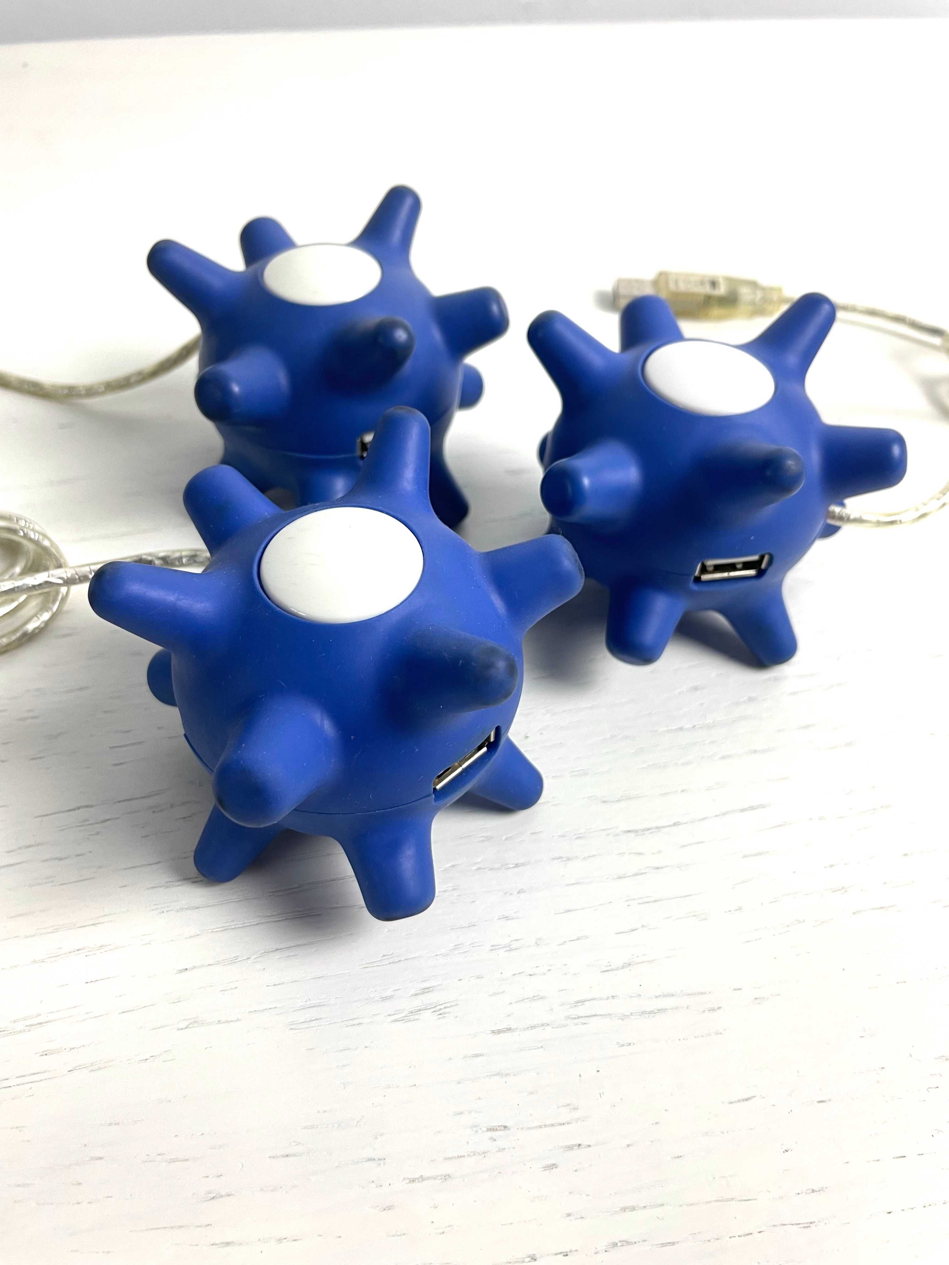 3 x Stylowy rozdzielacz USB hub USB 3 porty (2.0)
