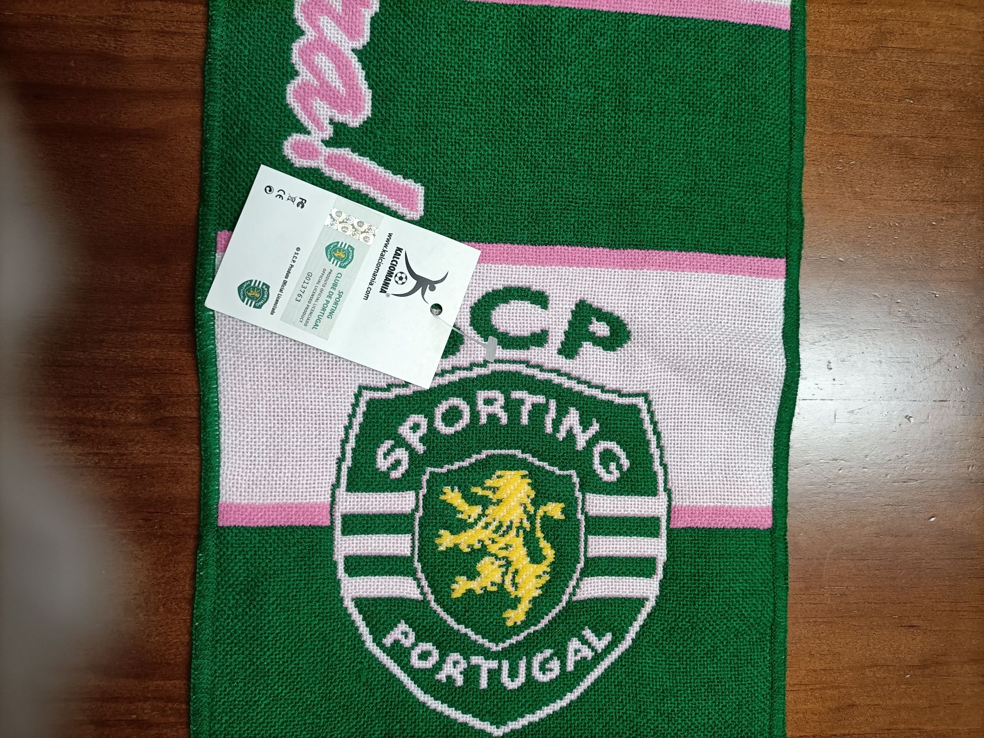 Cachecol do Sporting clube de Portugal (produto oficial do S.C.P)
