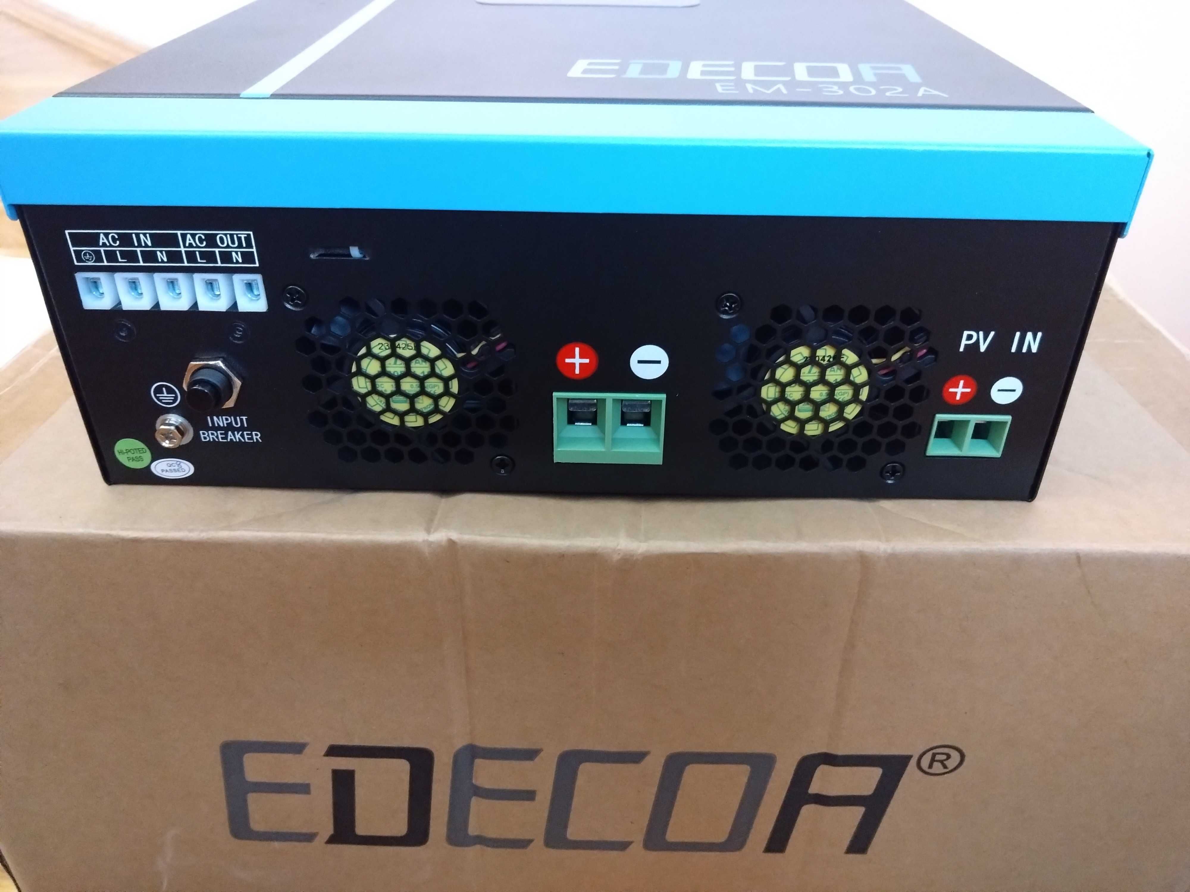 Німецький Гібридний Інвертор ДБЖ UPS Edecoa 3000/6000 Вт| ИБП инвертор