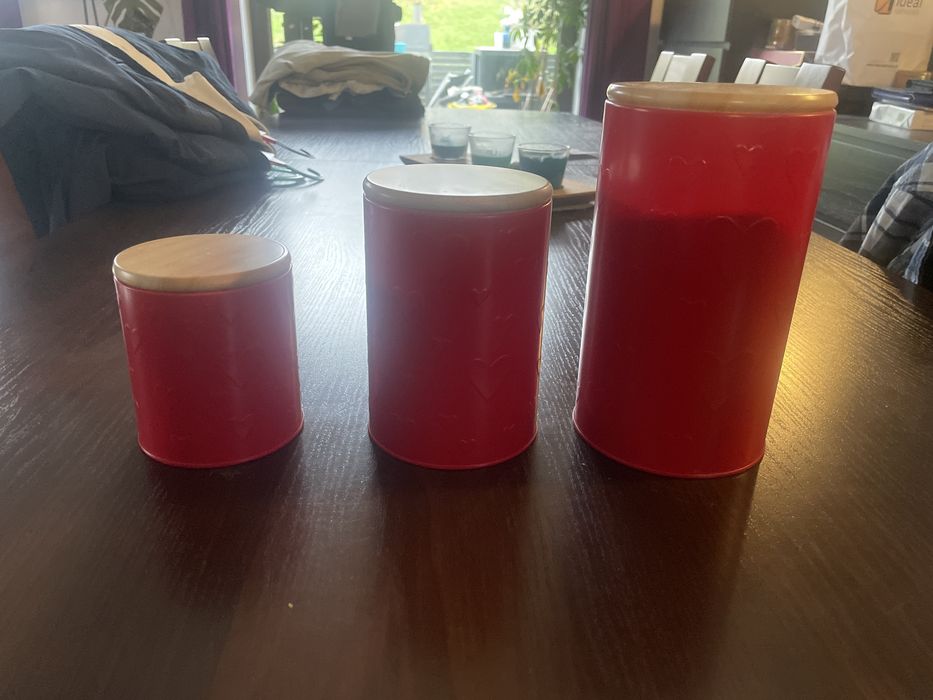 Pudelk aluminiowe donkuchji czerwone