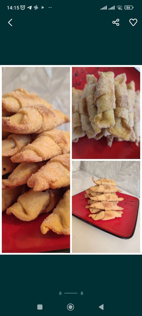 Орешки со сгущенкой, трубочки, печенье брауни, попсы,торты