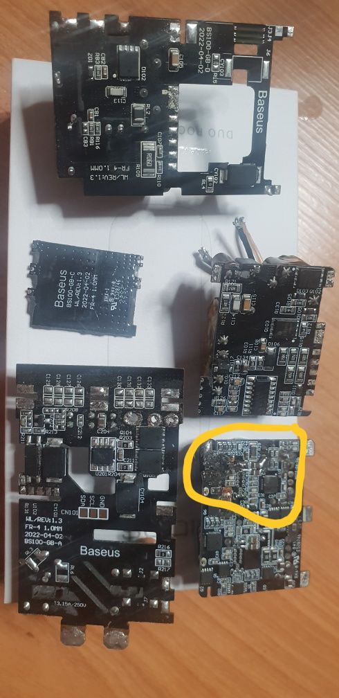 Baseus Gan 3 Pro 100w запчасти.