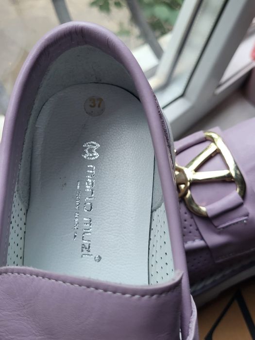 ‼️Лофери Mario Muzi, 37 р.,24см, нат.шкіра,‼️, Італія, ЦІНА!!!