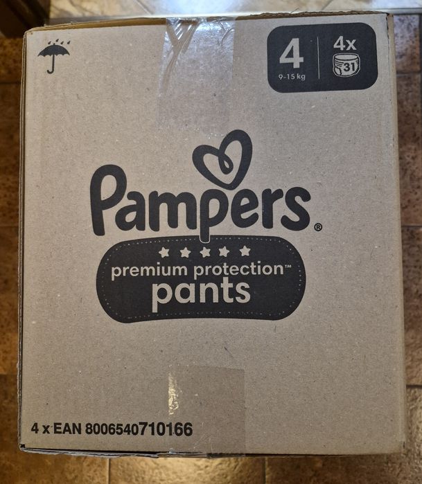 Pampers premium protection rozmiar 4. (124 sztuki)