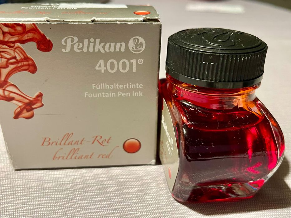 Atrament do piór wiecznych PELIKAN 4001 czerwony
