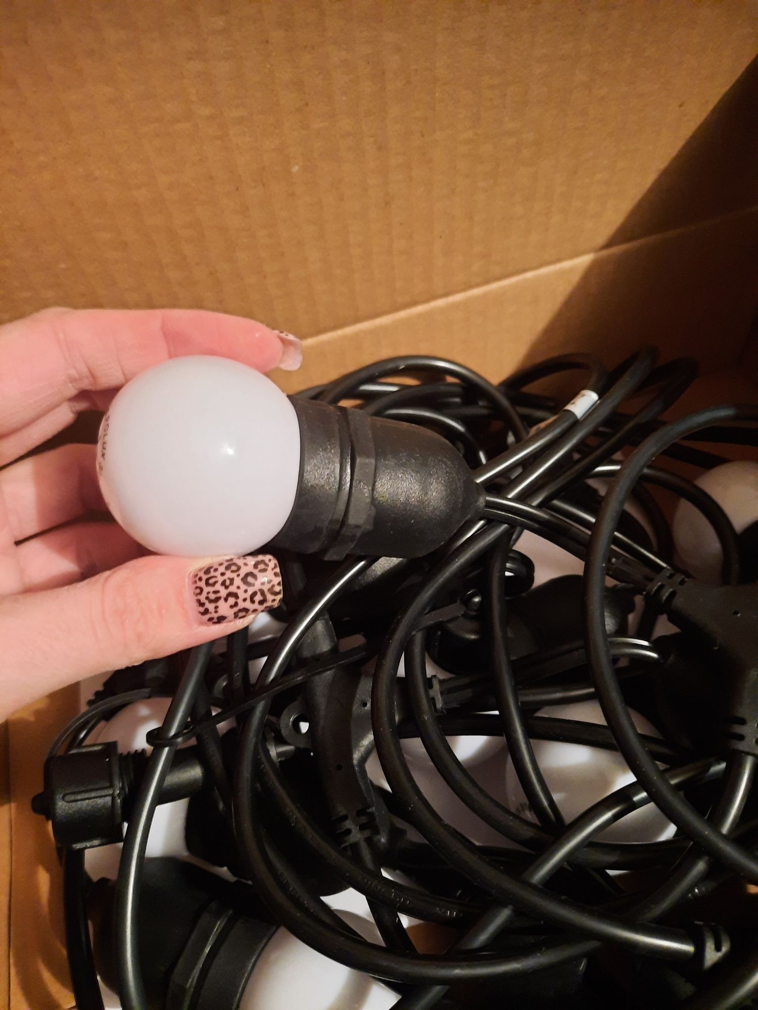 Lampki 10 led girlanda party M polux 6m