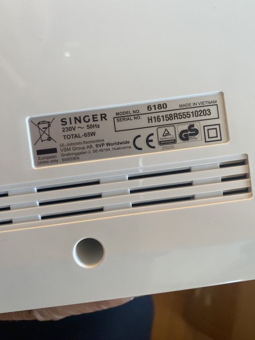 Maszyna do szycia singer briliance 6180