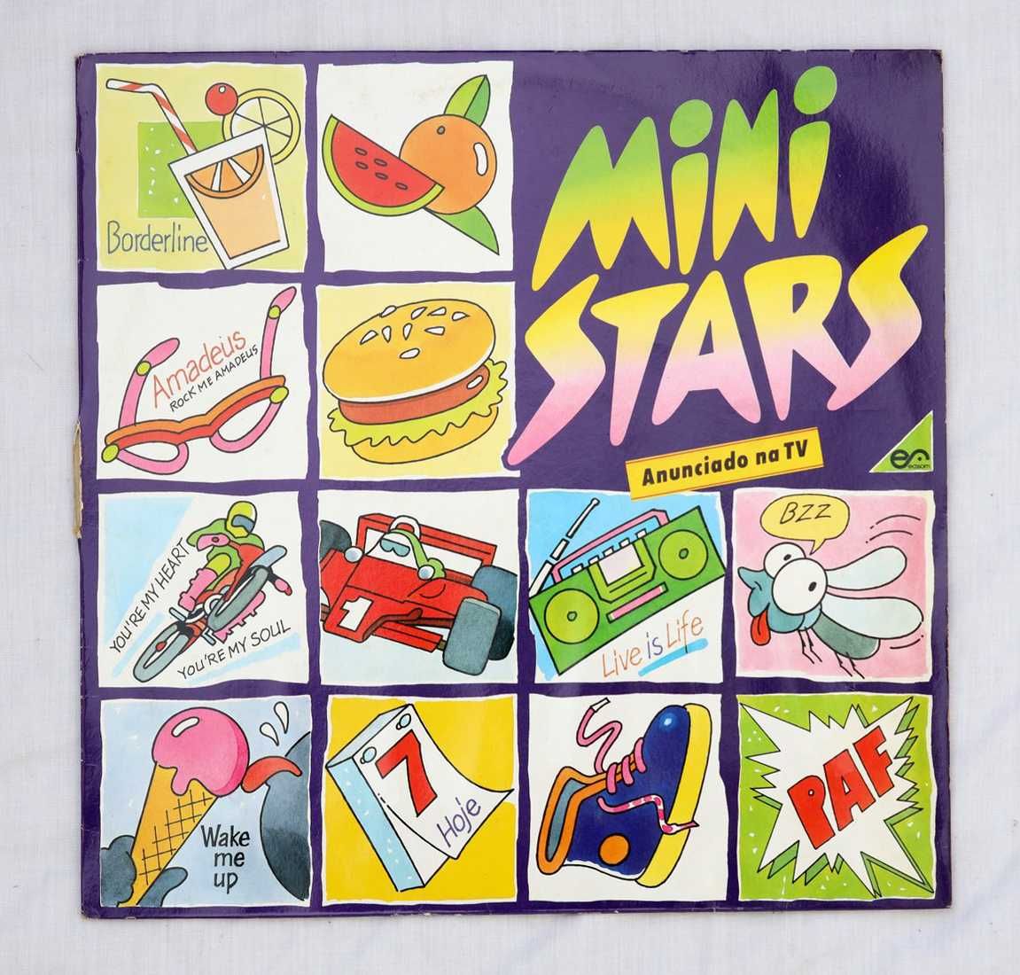 Disco Vinil LP Ministars 1986 muito bom estado