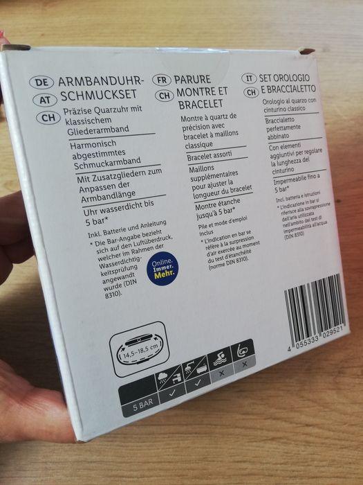 Zegarek damski z bransoletką