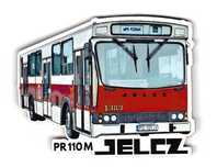 JELCZ PR 110M AUTOBUS samochód PRL Magnes na lodówkę wycinany D131