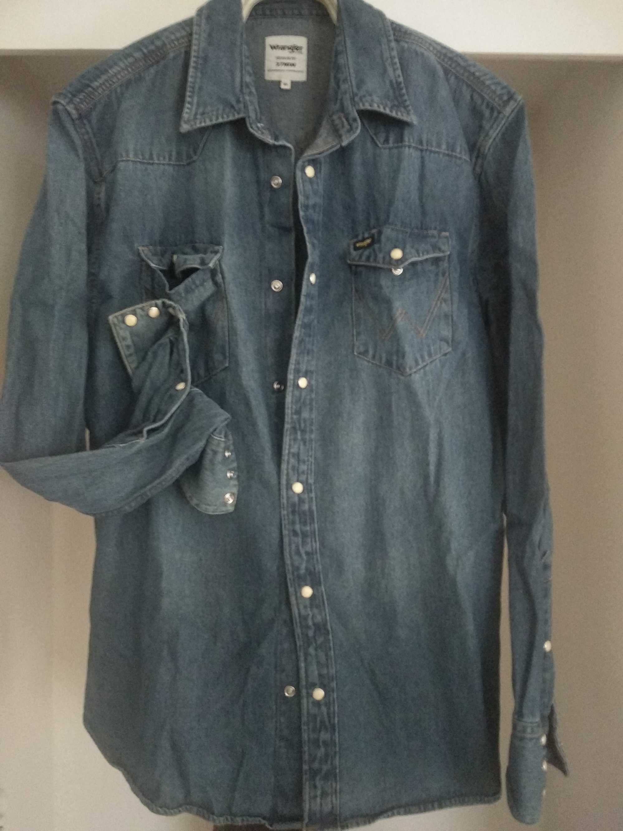 Koszula męska Mustang, Wrangler Wólczanka Carry, Ralph Lauren
