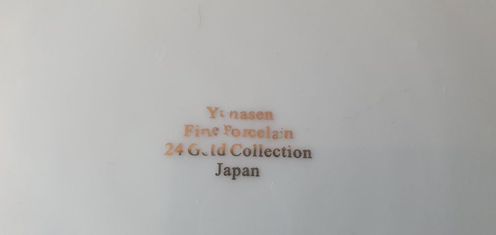 Porcelana Yamasen Fine Poreclain 24 Gold Collection Japan talerz