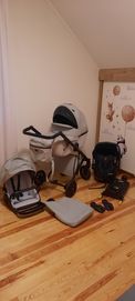 Anex e type 2w1+ Maxi Cosi Marble+baza isofix+ adaptery+daszek anex