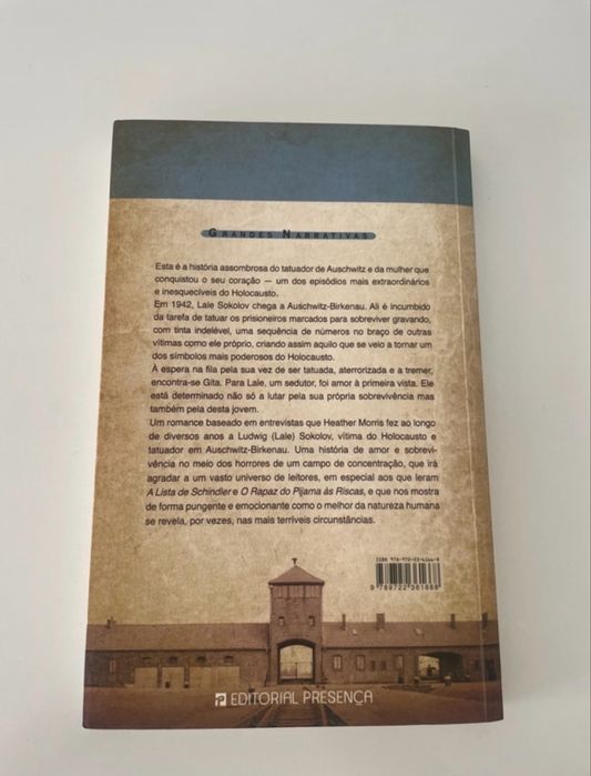 Livro “O Tatuador de Auschwitz”