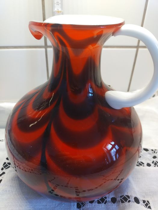 Итальянская ваза кувшин Мурано