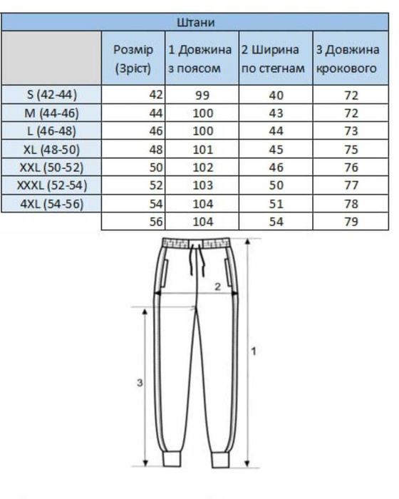 Теплий спортивний костюм, тринитка
