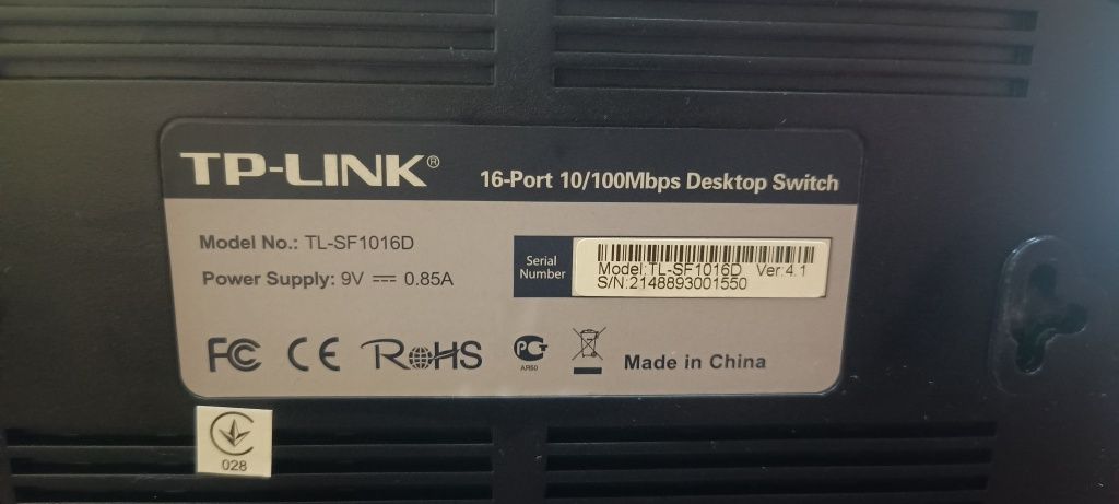 Коммутатор Switch TP - LINK TL-SF1016D 16 port