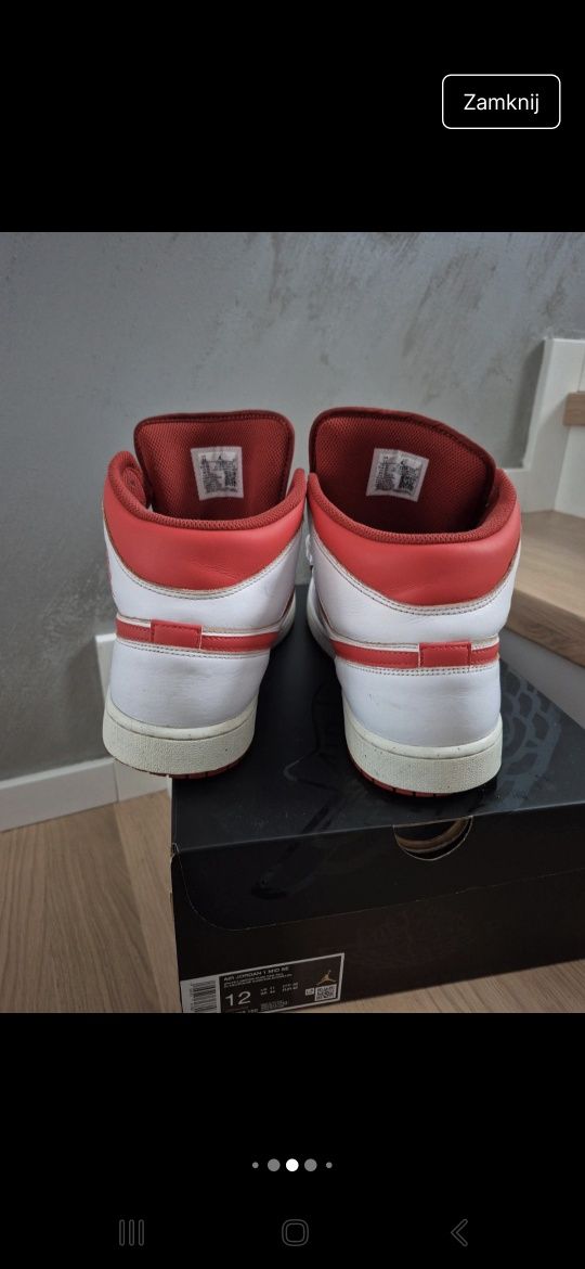 Air Jordan 1 Mid Se 46 30 cm wysokie