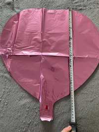 Balony na hel różowe serce 45 cm ślub / panieński / urodziny 5 szt