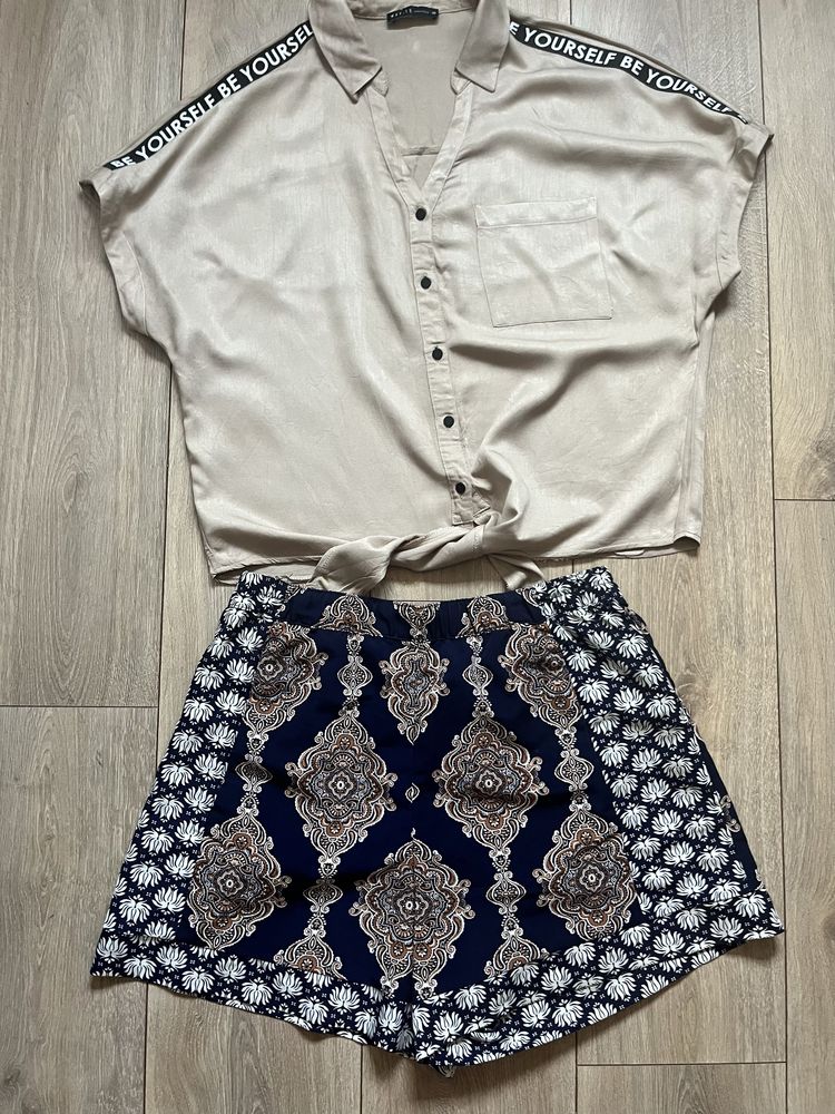 H&M wzorzyste szorty r 36
