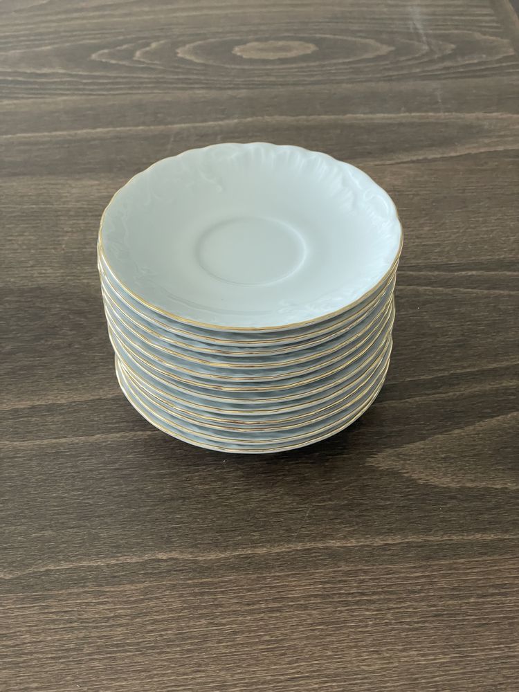 Serviço de chá de porcelana Erika Konigliches Bavarian Porzellan
