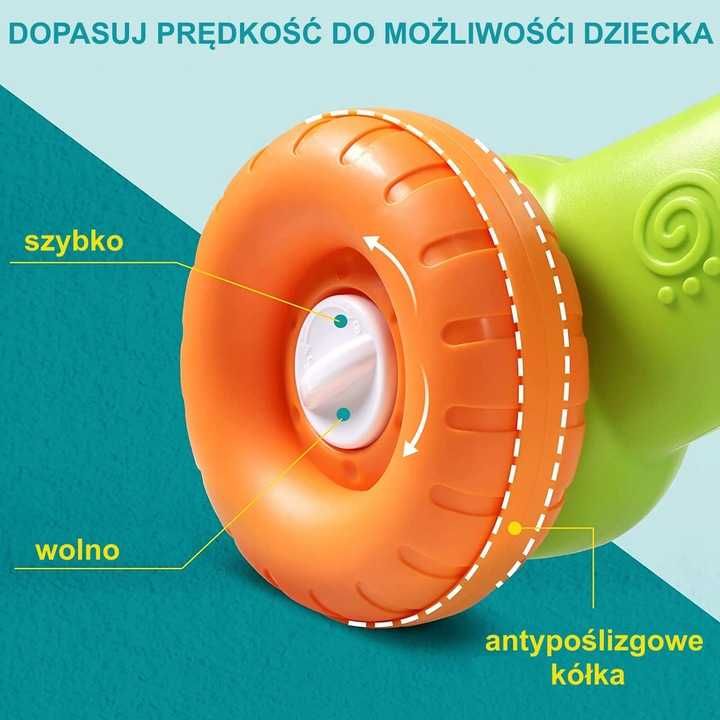 CHODZIK PCHACZ 5w1 Edukacyjny Melodie Panel Dźwięki Stolik Dźwięki