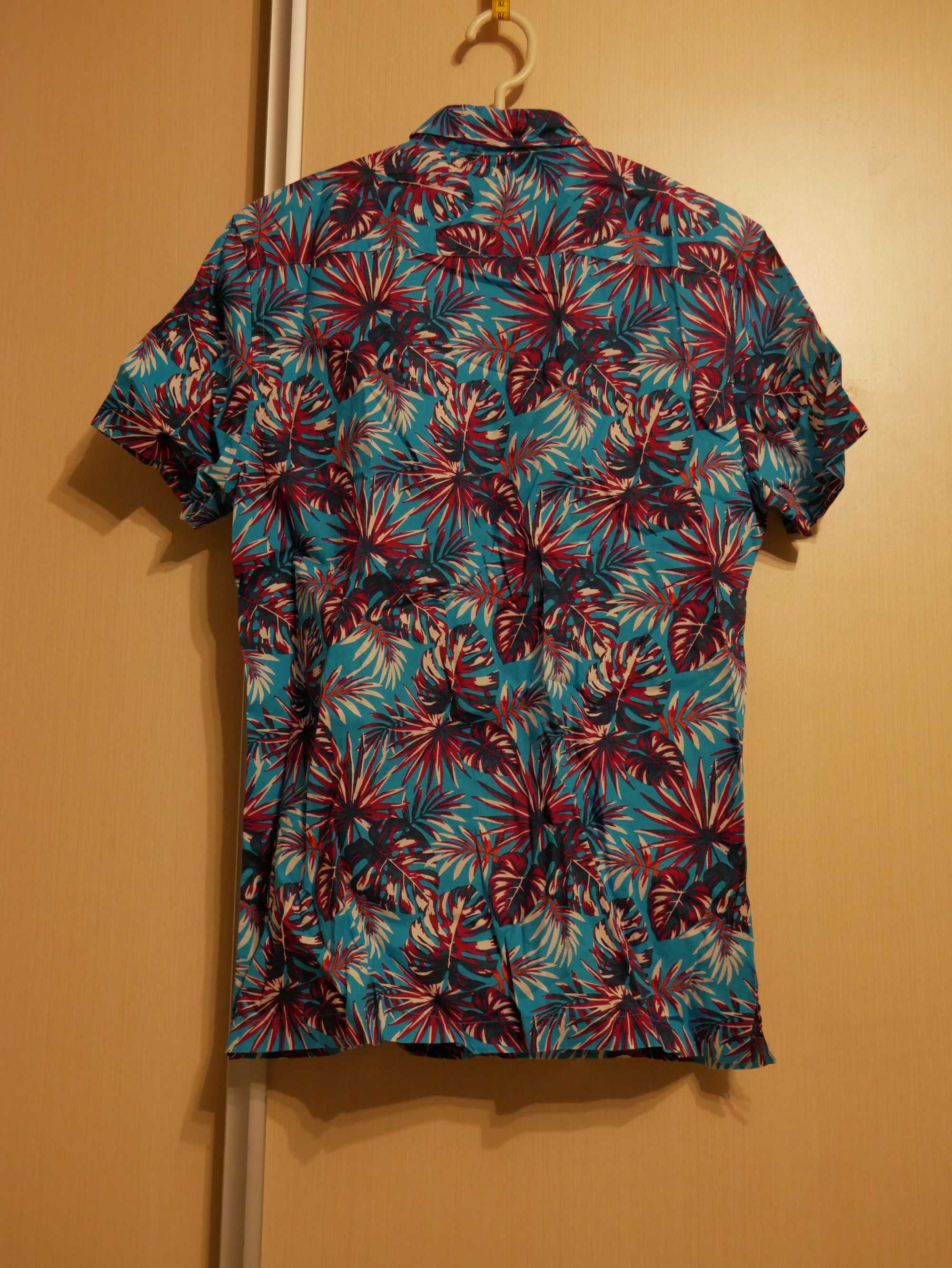 koszula hawajska, krótki rękaw, bawełna, Porter Ash, roz. S