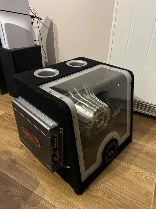 Subwoofer samochodowy SPECTRON SBP1200GT ze wzmacniaczem