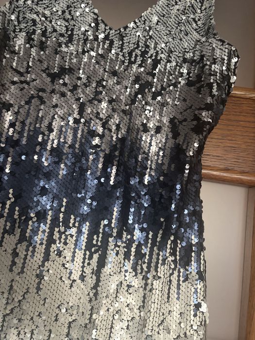 Sukienka damska cekinowa S/M błyszcząca andrzejkowa / sylwestrowa
