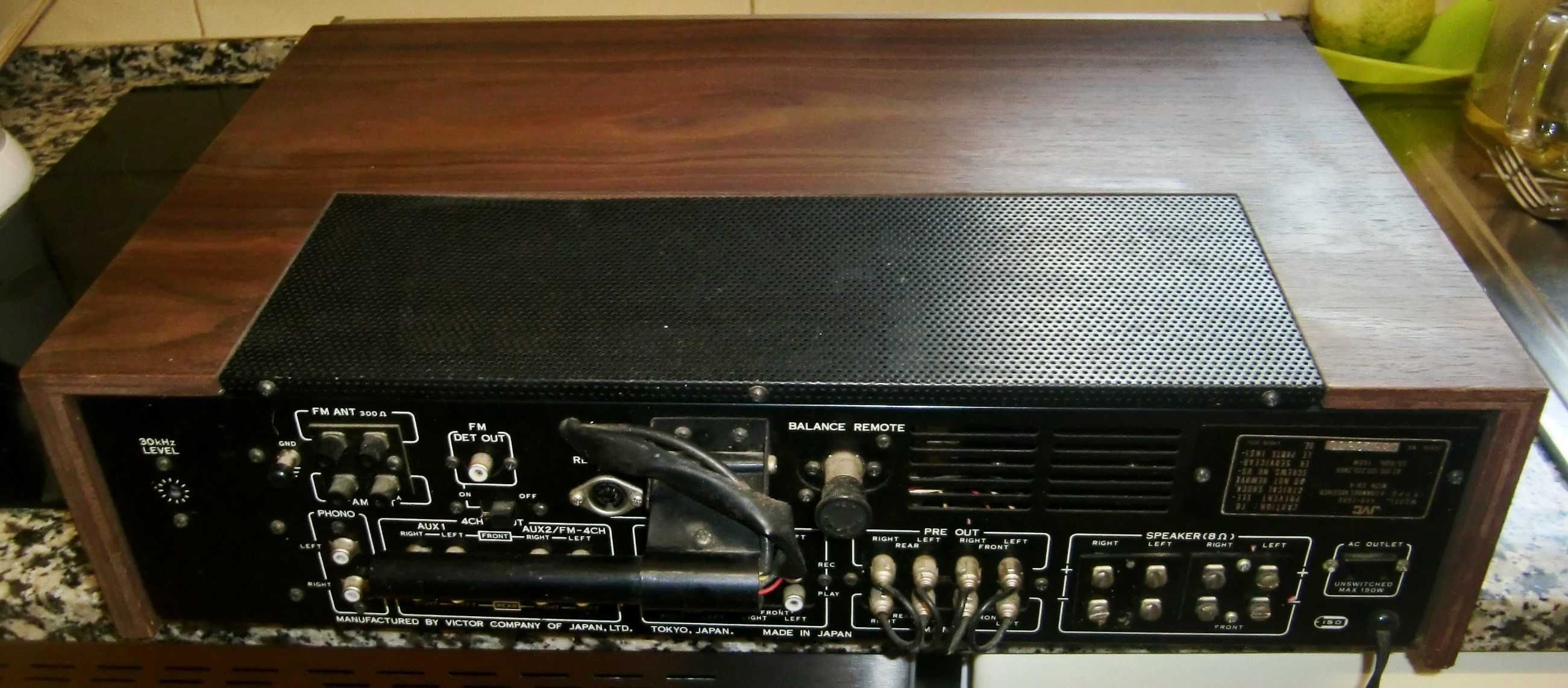 Amplificador sintonizador quadrifonico JVC 4VR 1006