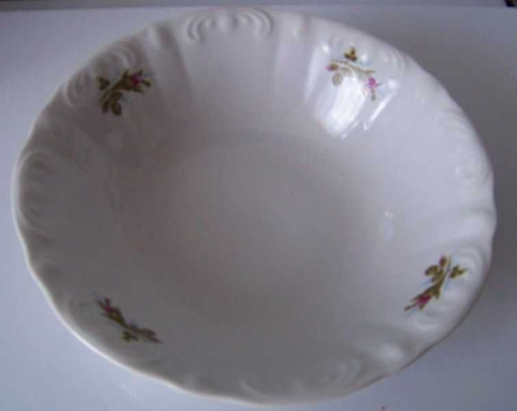 Miska z róża porcelana Fabryka porcelany w Ksiażu.