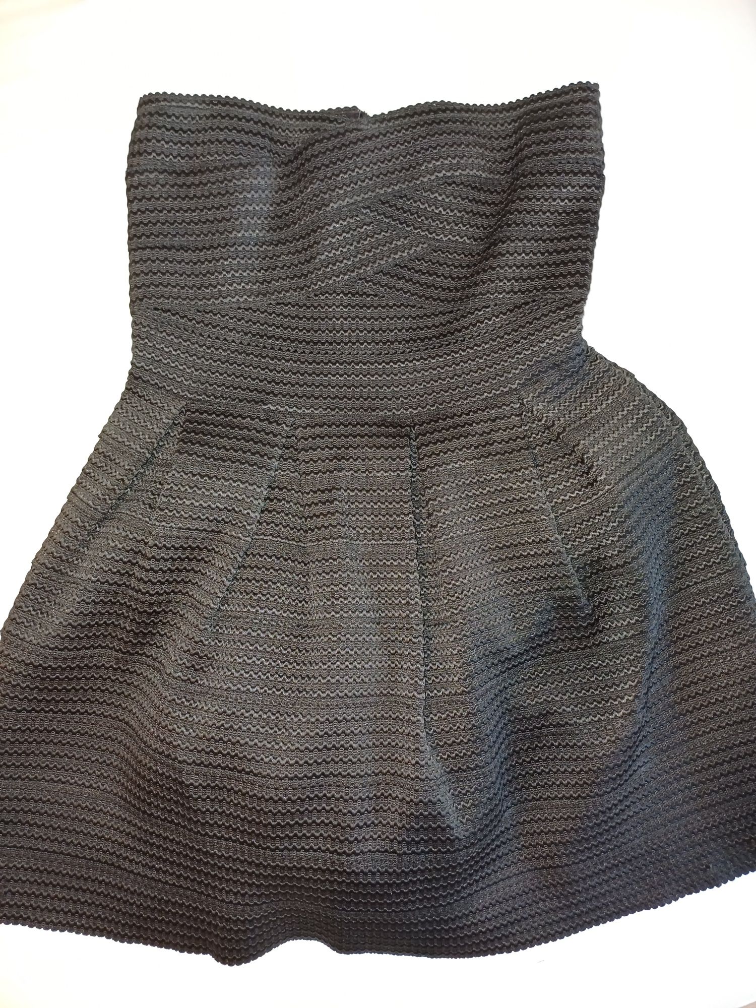 Czarna sukienka mini S/ 36