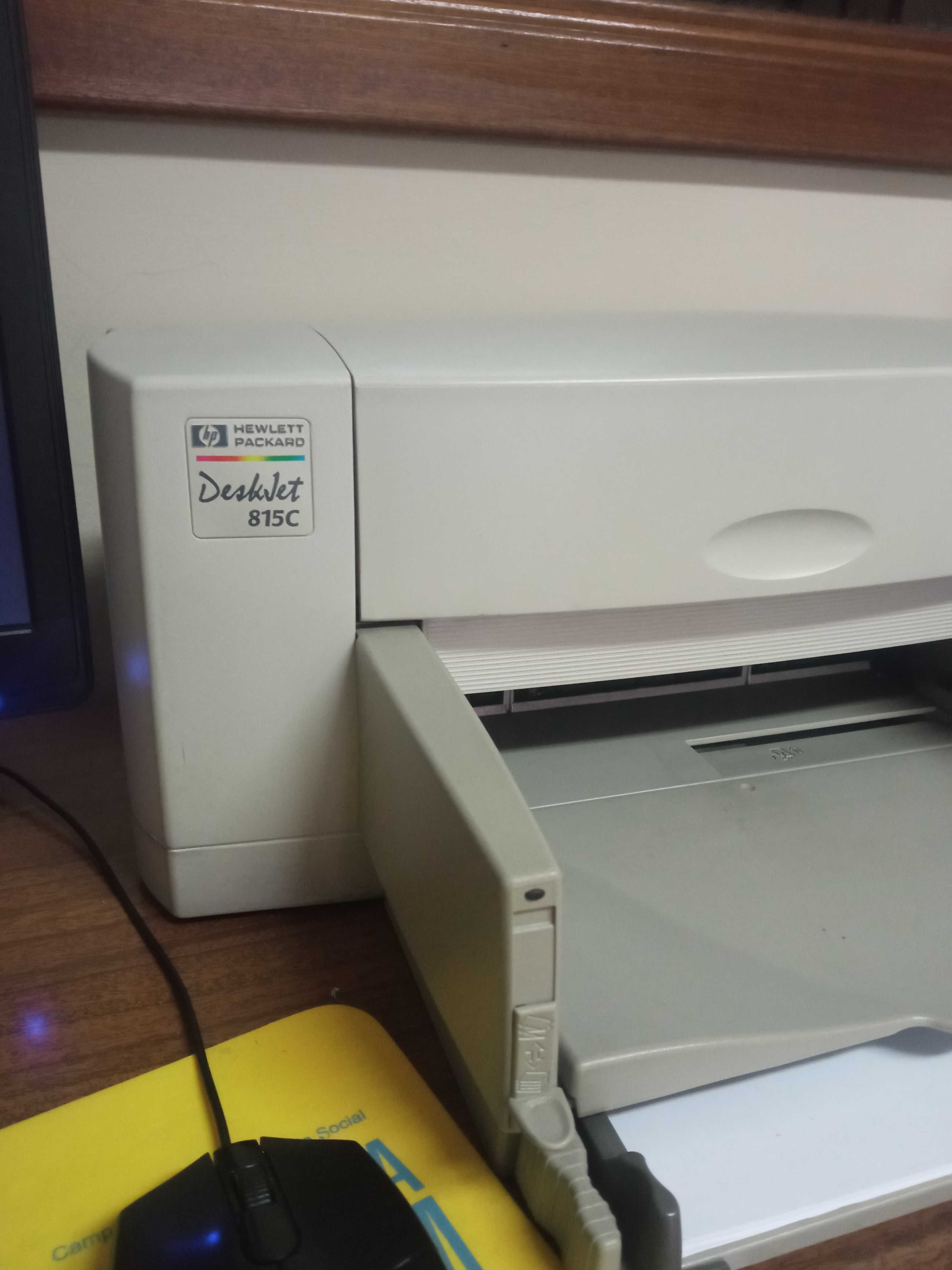 Impressora HP 815C a  funcionar!