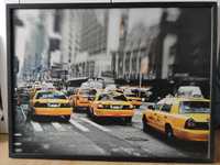 Obraz żółte taksówki NYC