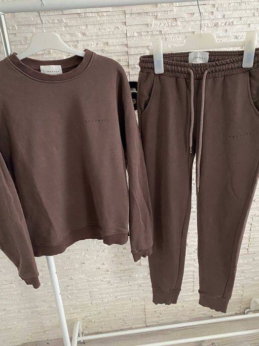 Lemonada dres set czekolada joggery + bluza S-M