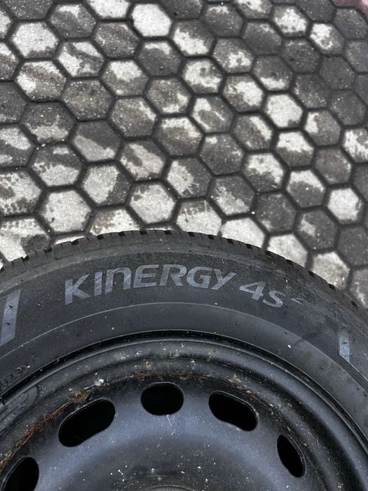 2 szt Citroën/Peugeot Koła stalowe felgi + opona całoroczna 4x108