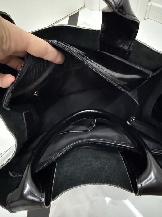 Сумка шкіряна натуральна чорна