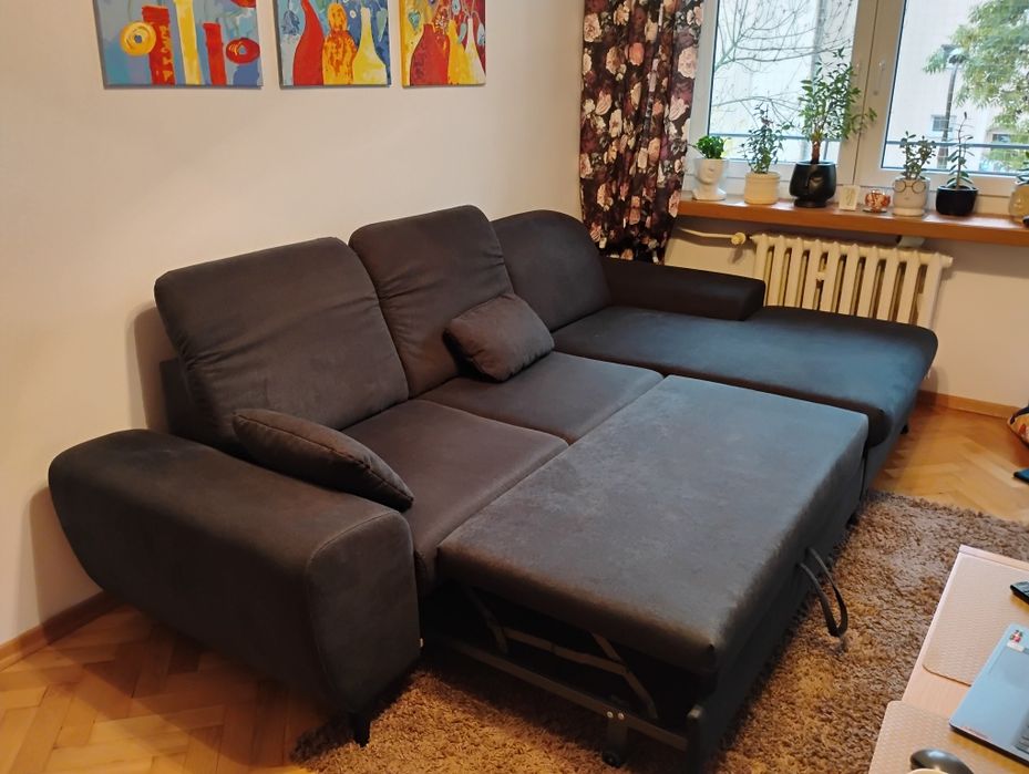 Narożnik z funkcją spania